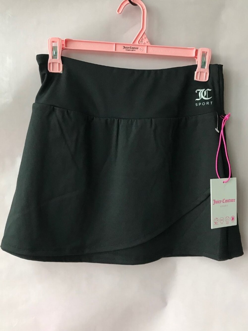 Juicy Couture Sport black  Skorts 2 Pockets inside activewear Size : S NWT